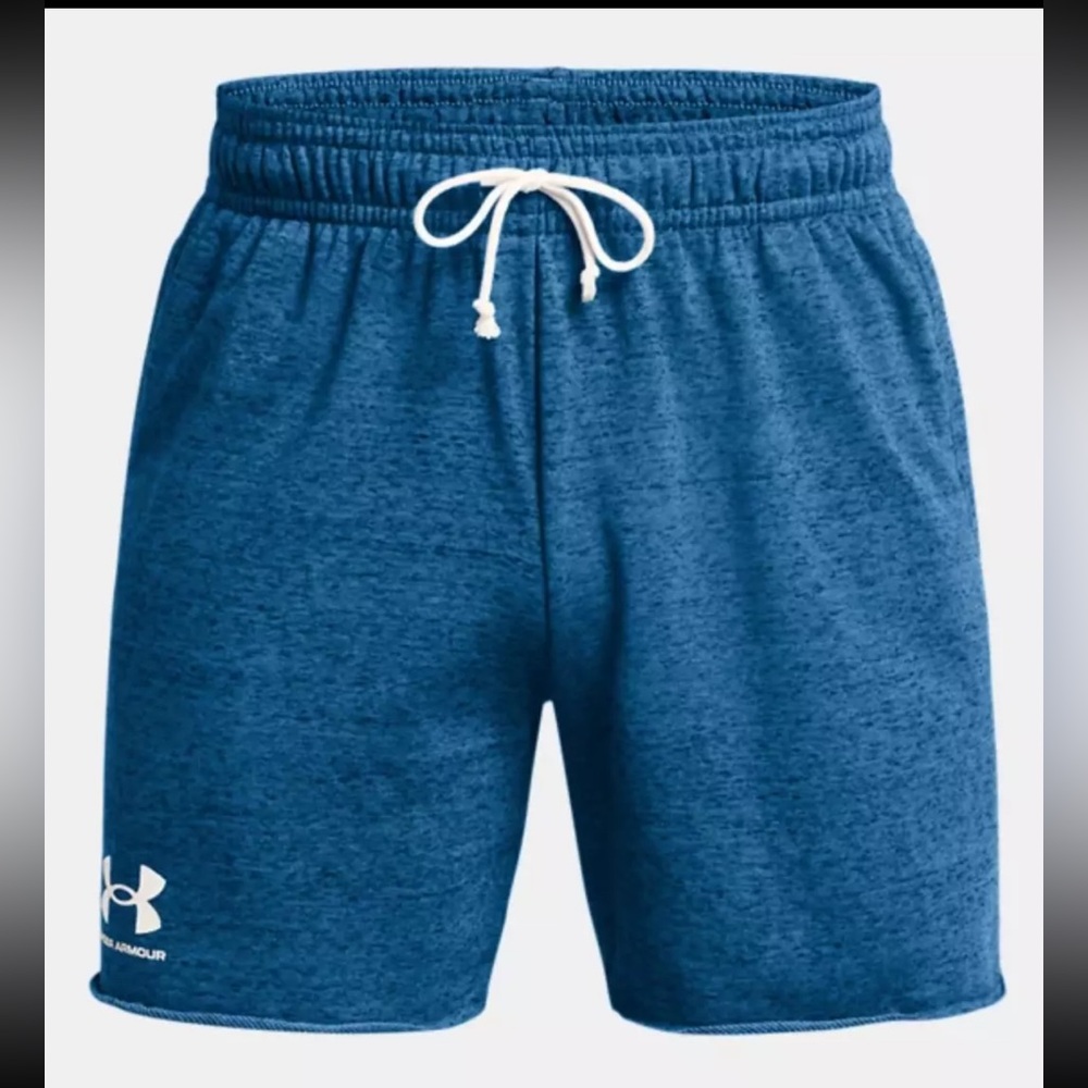 Under Armour Mens Rival Terry 6” LooseFit Shorts Size XL